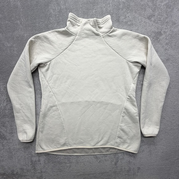 Columbia Tops - Columbia Fleece Pullover Womens XL White Mock Neck Thermal Hiking Raglan Top